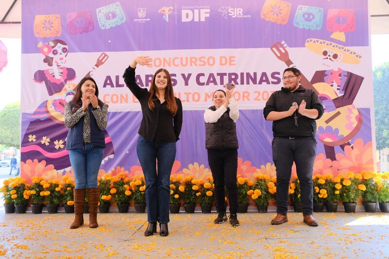 DIF San Juan del Río honra tradiciones con premiación de Altares y Catrinas