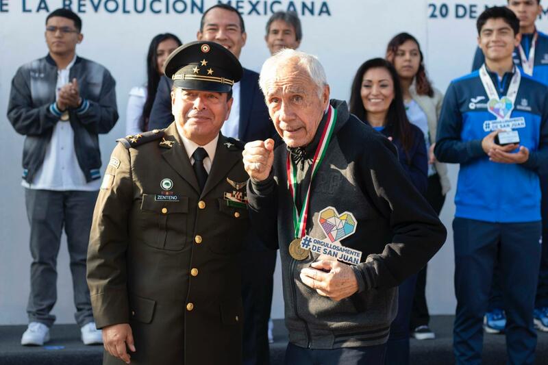 Homenaje a deportistas sanjuanenses en el 113 Aniversario de la Revolución Mexicana