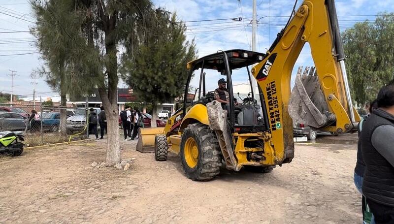 Inicio de rehabilitación de barda perimetral en preparatoria de Pedro Escobedo