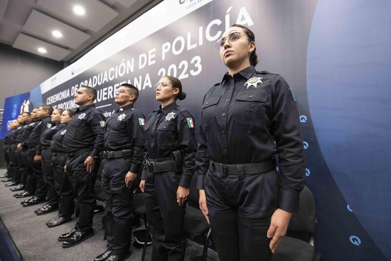 Mauricio Kuri encabezó ceremonia de graduación de Policía de Proximidad Queretana 2023