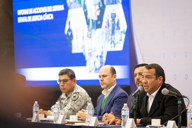Realización histórica de la Sesión del Consejo Estatal de Seguridad en San Juan del Río 1 Realización histórica de la Sesión del Consejo Estatal de Seguridad en San Juan del Río