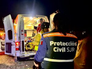 Operativo de rescate a ciclista accidentado en Cerro de La Venta, San Juan del Río