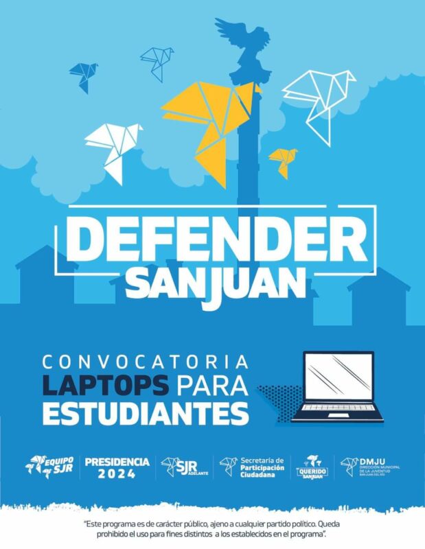 Otorgarán computadoras a jóvenes universitarios a través de Adelante mi Querido San Juan 1 Otorgarán computadoras a jóvenes universitarios a través de Adelante mi Querido San Juan
