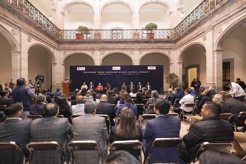 Lanzan asamblea "Juntos Construimos Mejores Entornos Laborales" en Querétaro