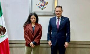 Mauricio Kuri se reúne con la Secretaria de Gobernación para fortalecer a Querétaro