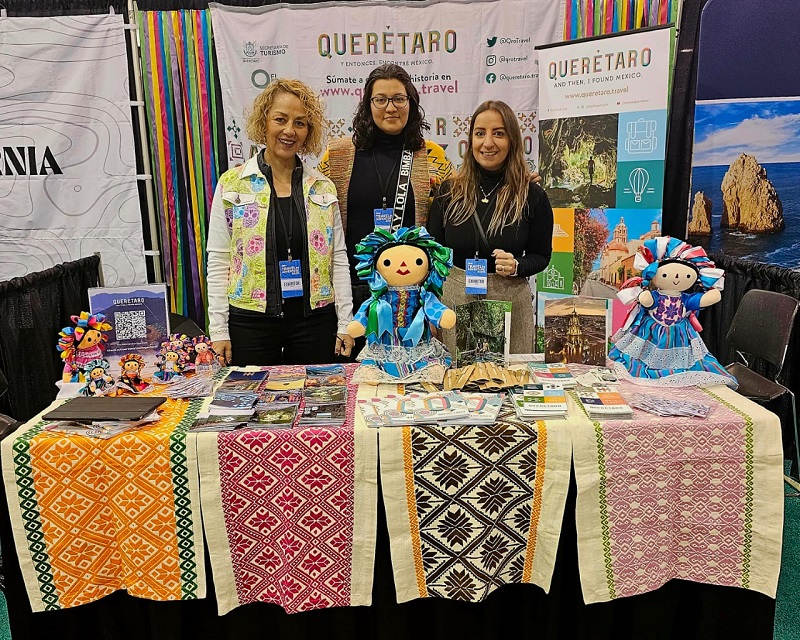 Querétaro destaca en Chicago con su oferta turística en el Travel and Adventure Show