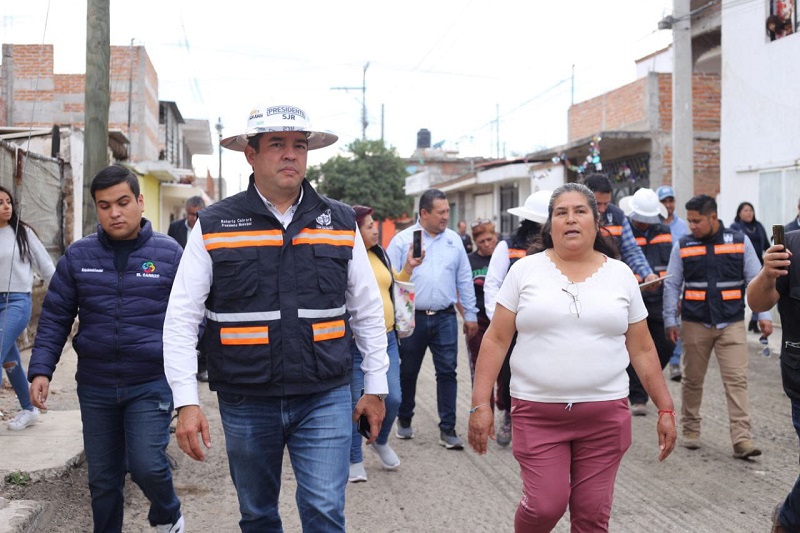 Roberto Cabrera supervisó obras de mejora por casi 10 mdp en San Juan del Río
