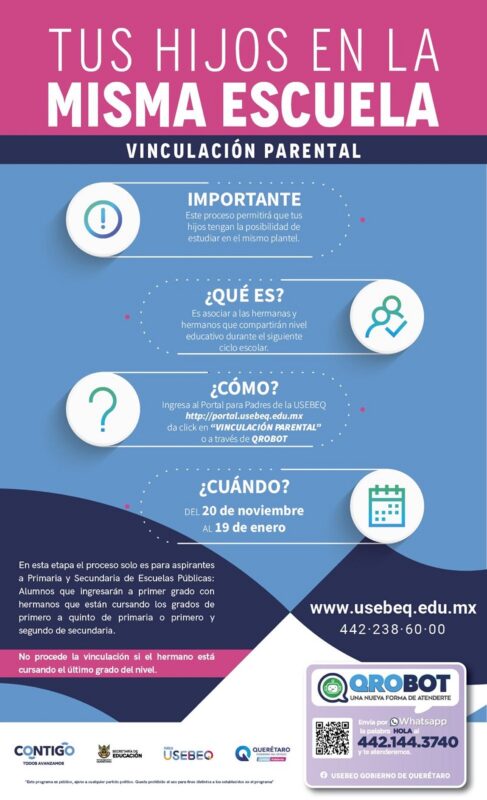 USEBEQ continúa con proceso de vinculación de hermanos hasta 19 de enero