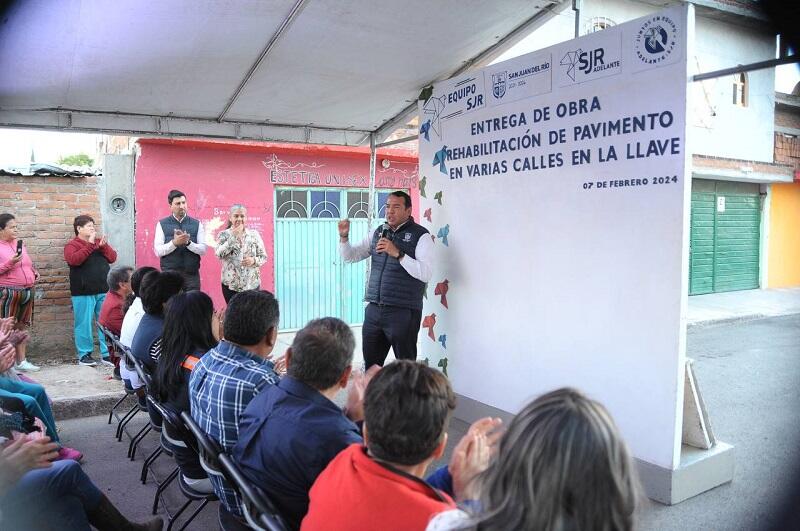 Roberto Cabrera entrega obra por más de 2 MDP para la Comunidad de La Llave