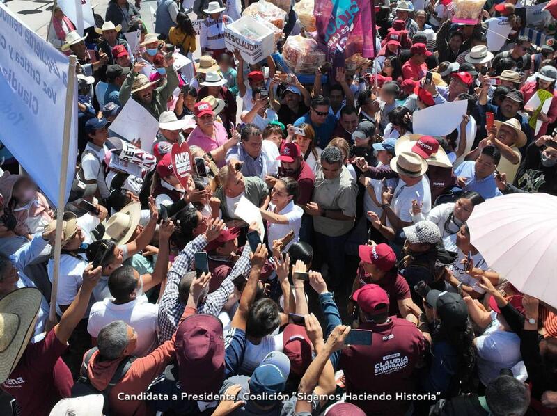 Claudia Sheinbaum presenta propuestas presidenciales en San Juan del Río