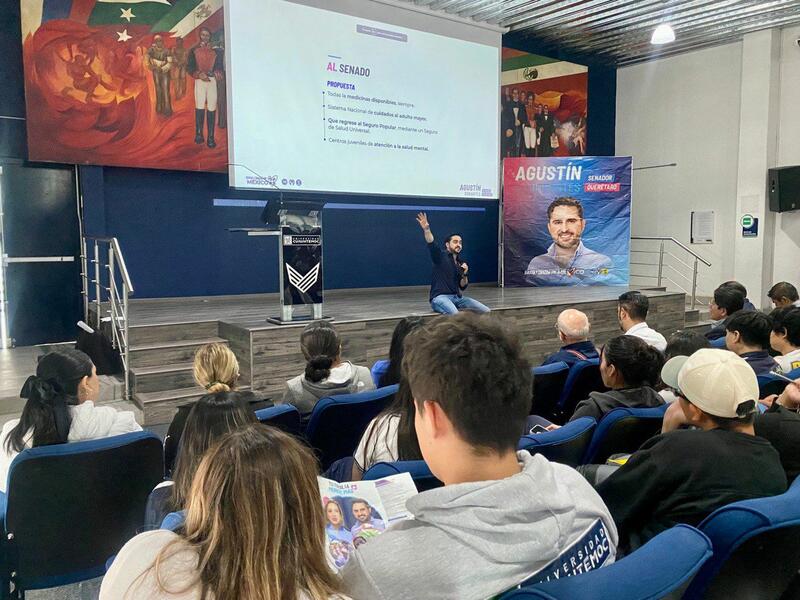 Agustín Dorantes se compromete con la juventud y la salud mental en Querétaro