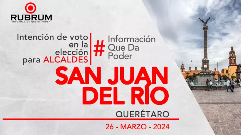 Roberto Cabrera lidera intención de voto para alcaldía de San Juan del Río, revela encuesta de RUBRUM