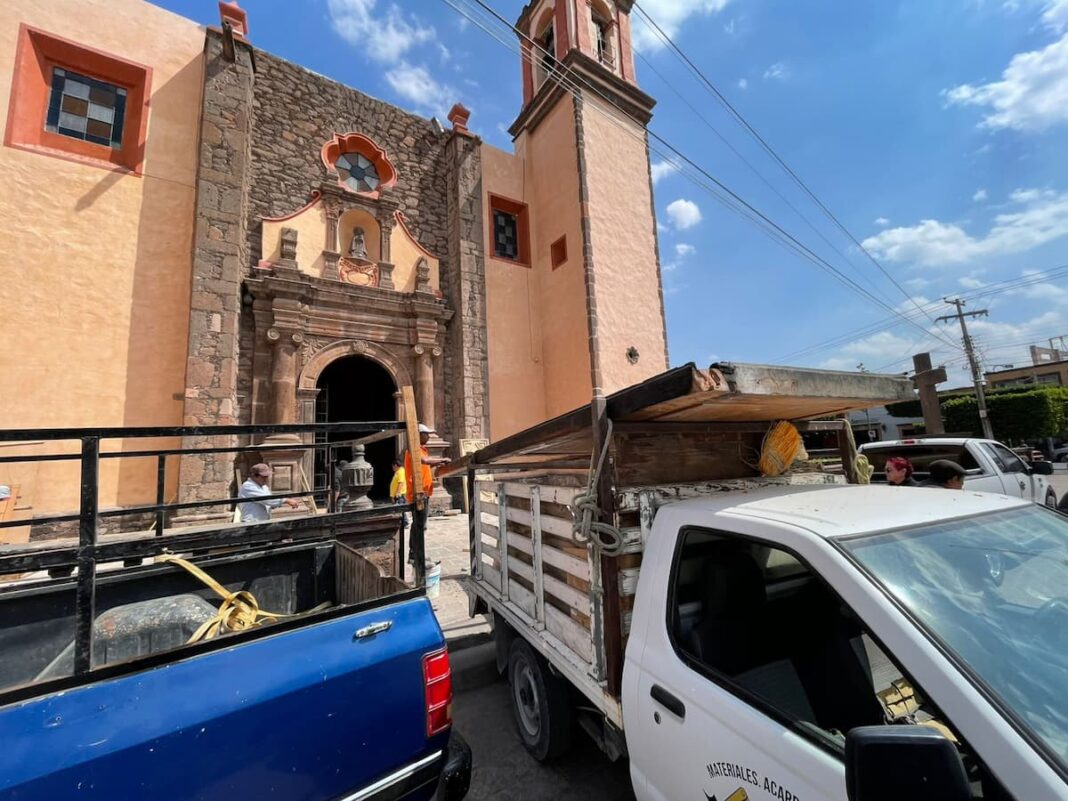 Inician trabajos de restauración en Templo de Santo Domingo tras sufrir dos incendios