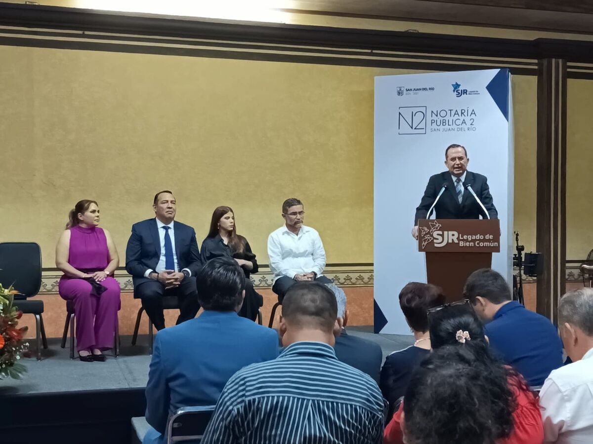 Asume Gerardo Sánchez Vázquez titularidad de la Notaría Pública número dos en San Juan del Río 1 Asume Gerardo Sánchez Vázquez titularidad de la Notaría Pública número dos en San Juan del Río