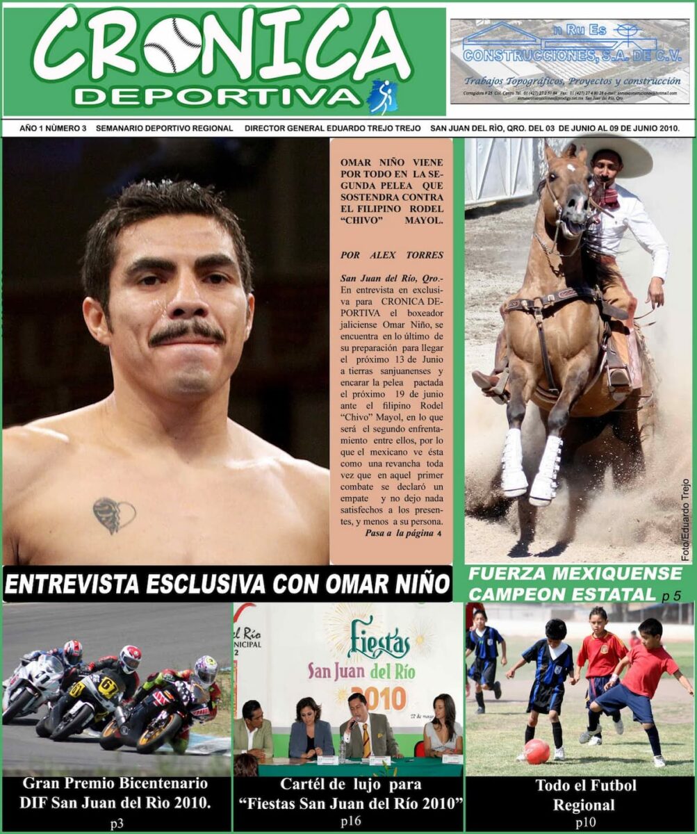 Crónica Regional cumple quince años de informar, de contar historias, tus historias 2 Crónica Regional cumple quince años de informar, de contar historias, tus historias