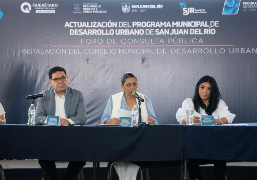 Instalan Consejo Municipal de Desarrollo Urbano en San Juan del Río