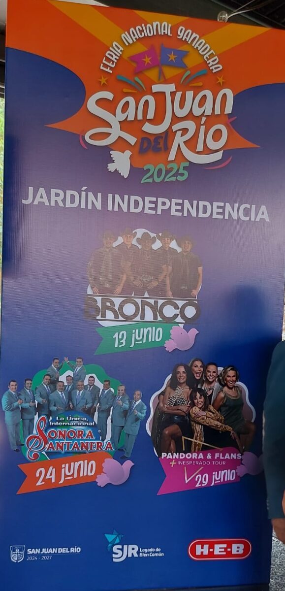 Presentan el cartel de la Feria Nacional Ganadera San Juan del Río 2025
