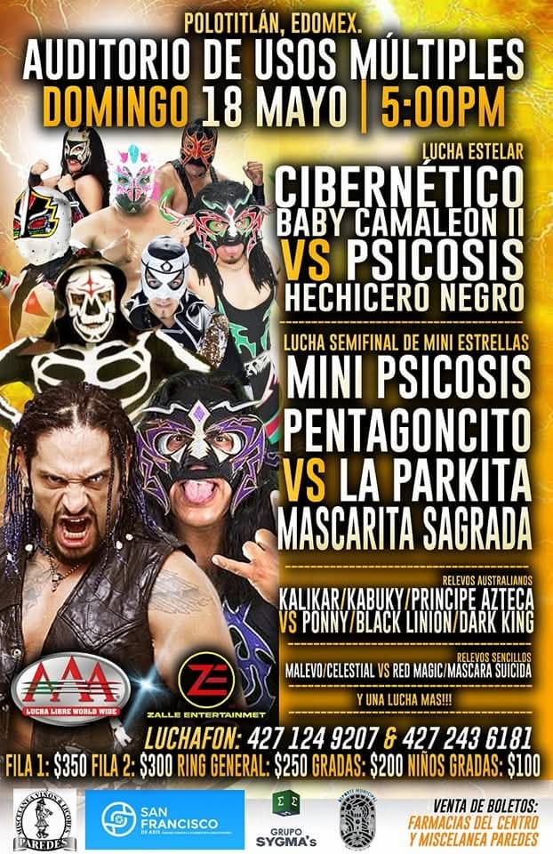 Lucha Libre Triple A llega a Polotitlán con talento de San Juan del Río 1 Lucha Libre Triple A llega a Polotitlán con talento de San Juan del Río