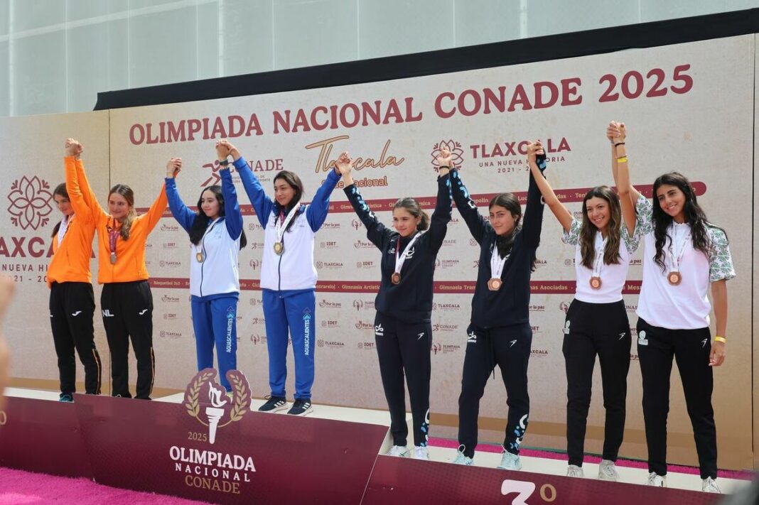 Tenis queretano brilla en Olimpiada CONADE con tercer lugar nacional