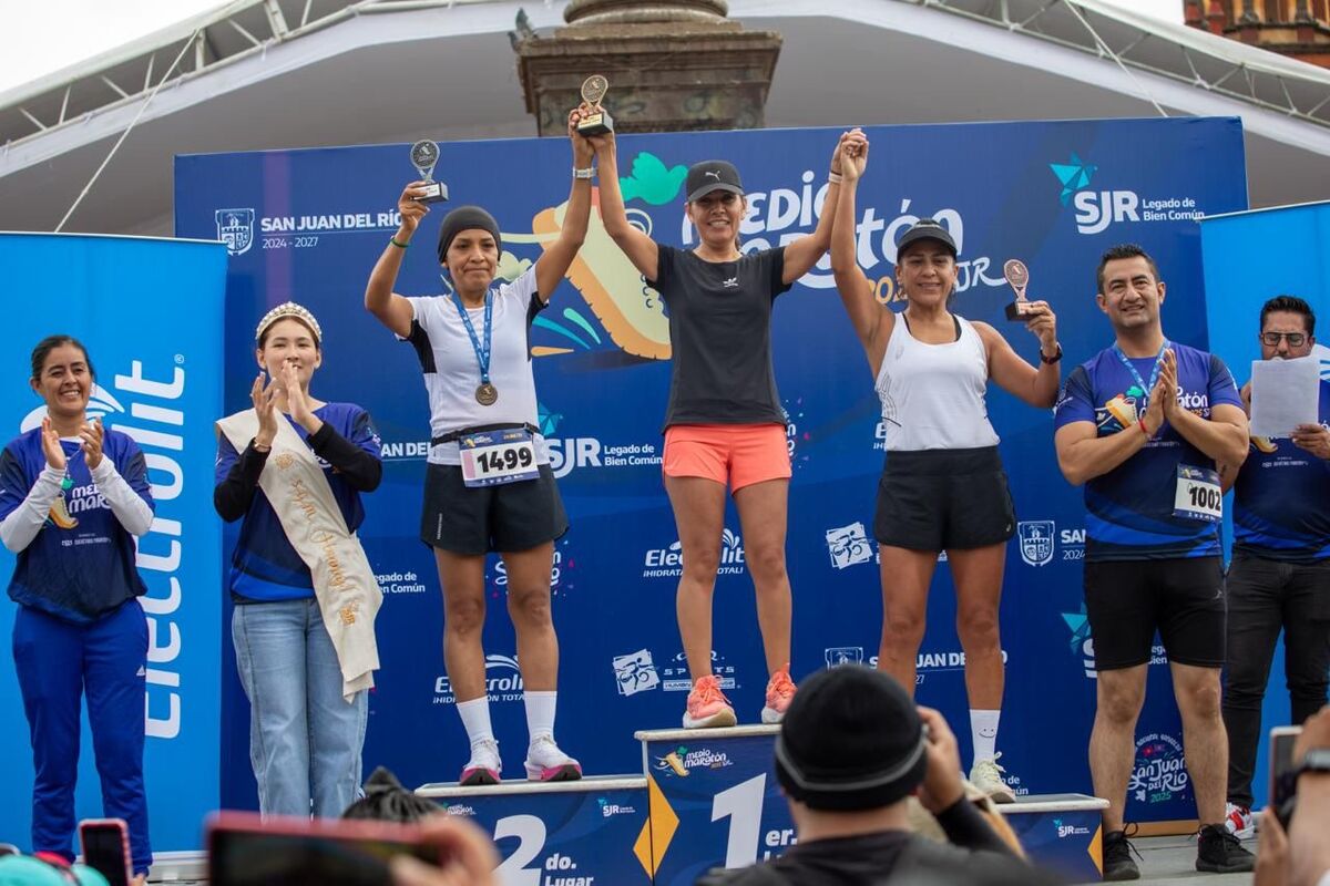 San Juan del Río corre con éxito su Medio Maratón 2025