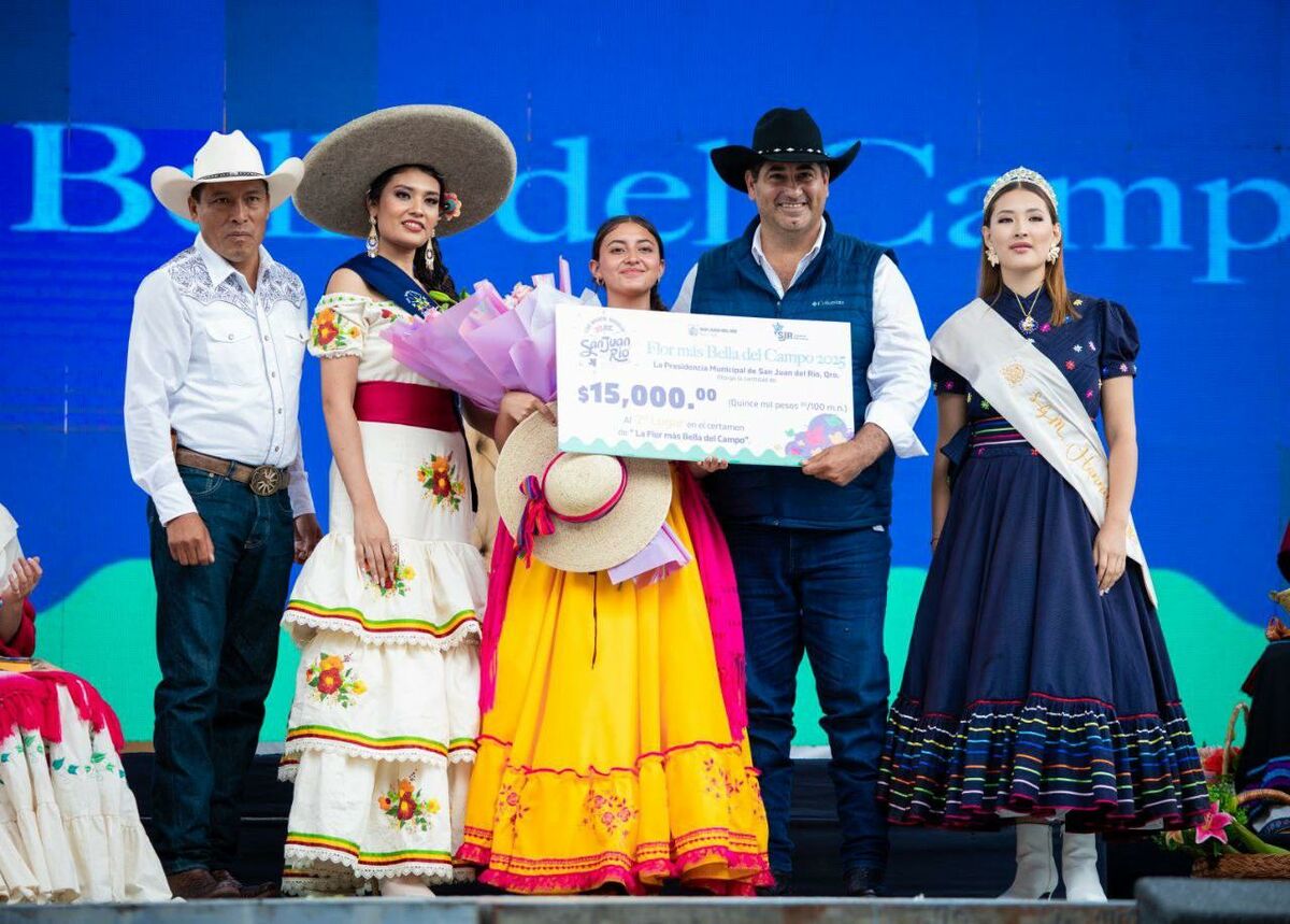 Segundo lugar Janeth Morales Pérez / San Miguel Galindo / La Flor Más Bella del Campo 2025 en San Juan del Río