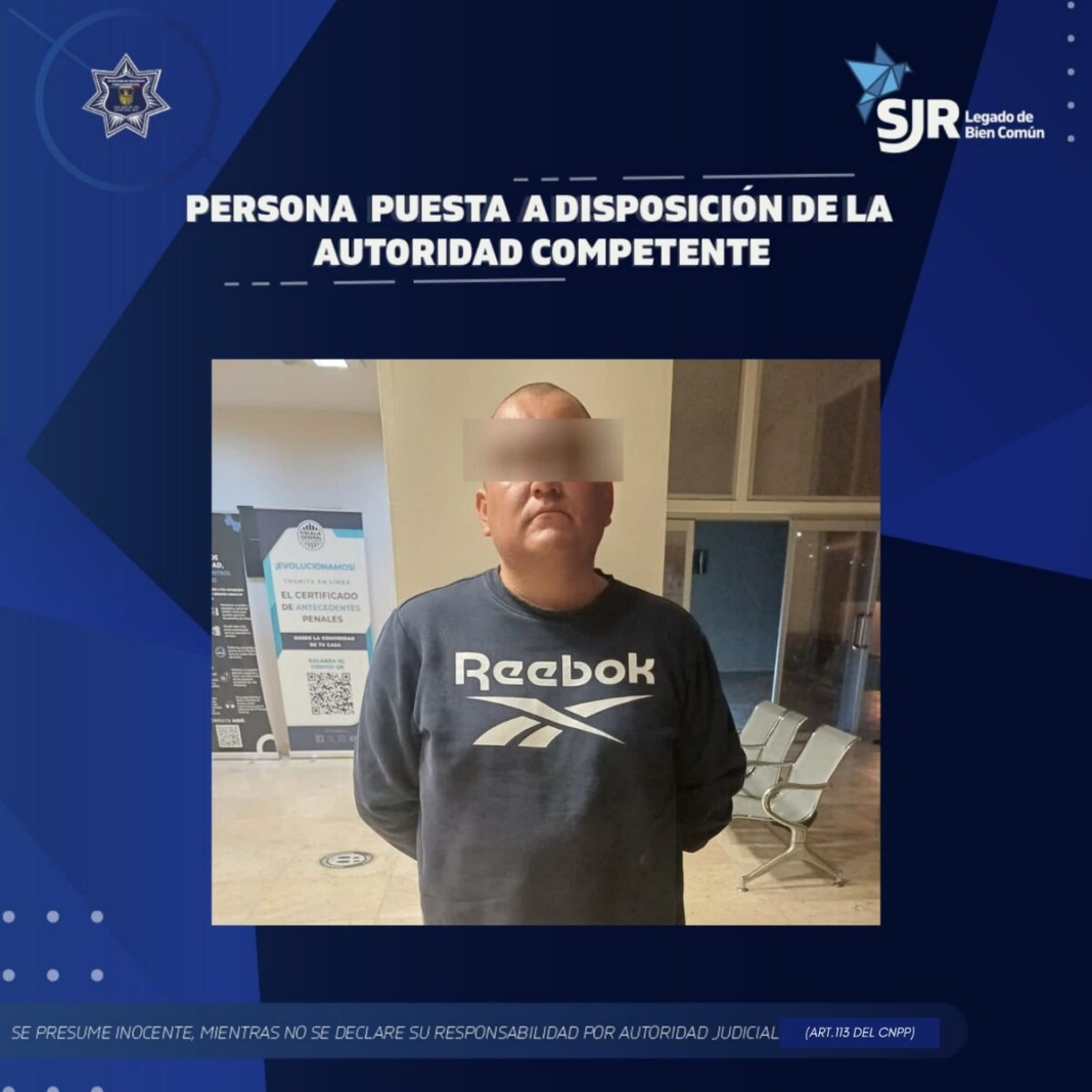 Detenido por agresión con machete en San Juan del Río