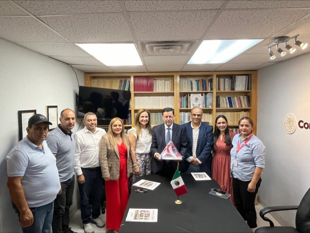 Funcionarios sanjuanenses coordinan en Laredo, Texas, la 19ª Caravana Migrante de Verano