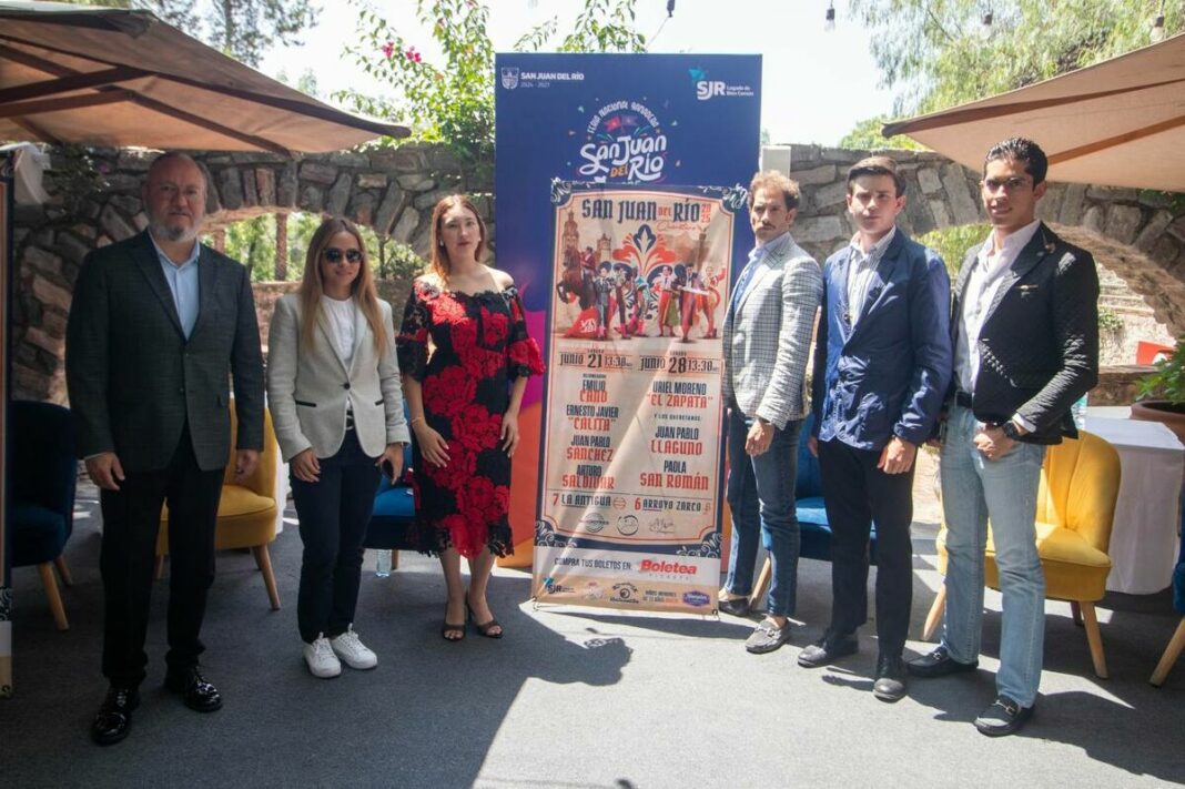 Presentan cartel para Corridas de Toros en la Feria de San Juan del Río 2025