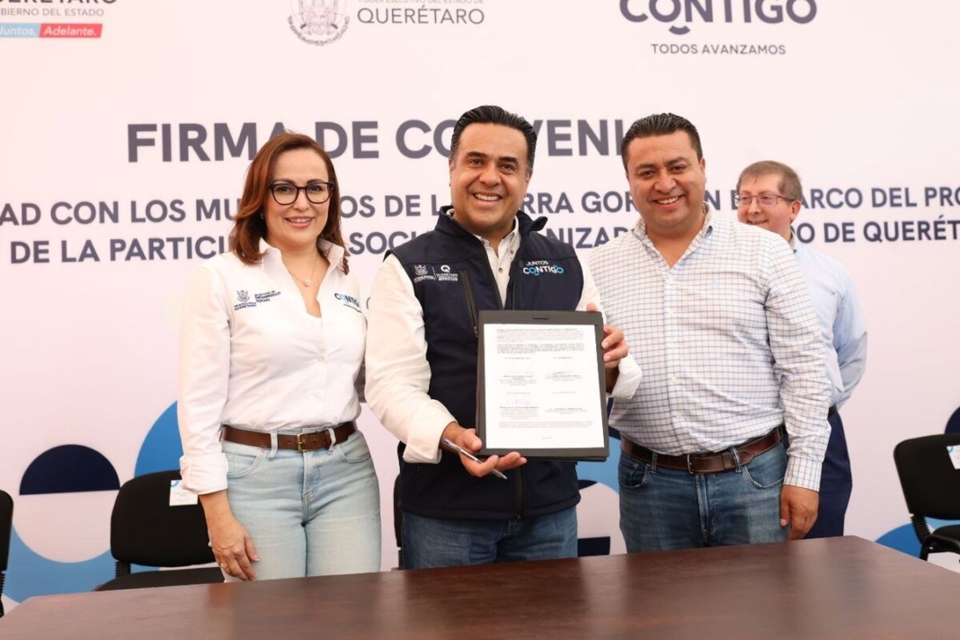 Impulsan Participación Social en la Sierra Gorda con Firma de Convenios