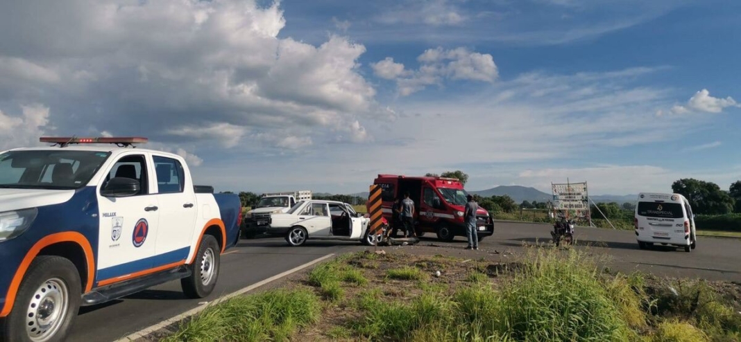 Accidente vial en carretera 122 SJR; sin heridos de gravedad