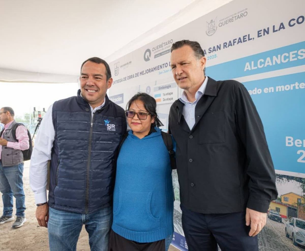Entregan renovación de Privada San Rafael de San Juan del Río