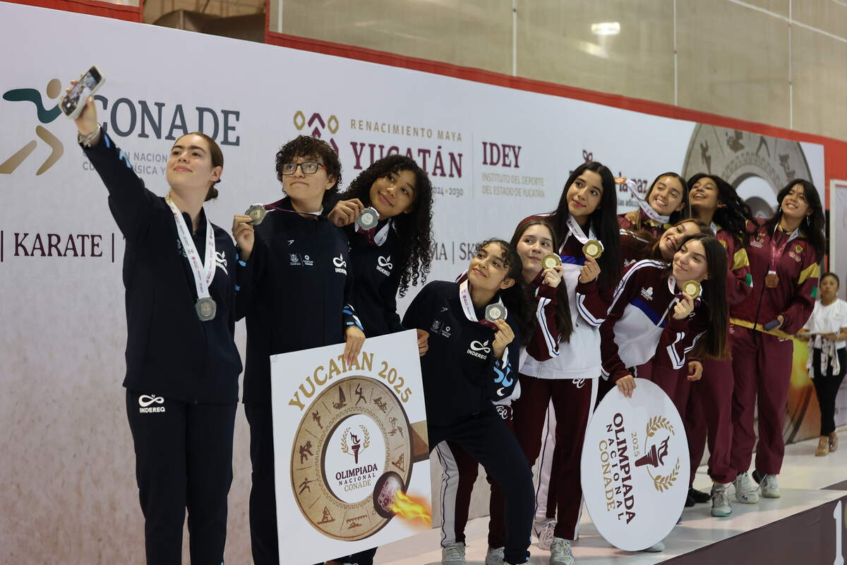 Esgrima queretana gana 12 medallas en la Olimpiada Nacional