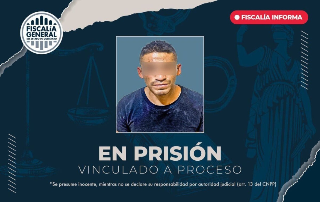 Fiscalía vincula a proceso a sujeto por robo calificado en tienda de conveniencia en Querétaro