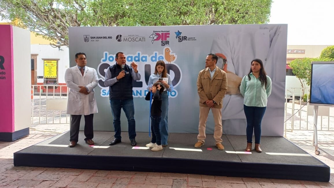 DIF de San Juan del Río y Hospital Moscati llevan jornada de salud gratuita a la población