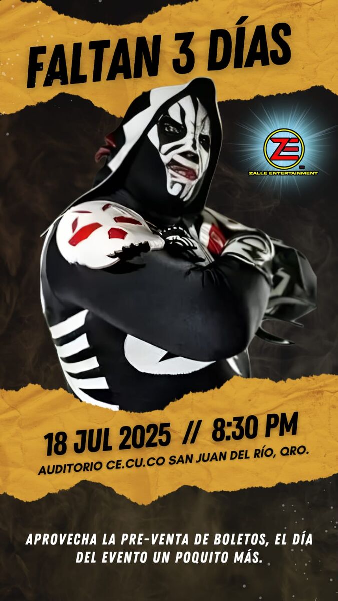 Gran Función de Lucha Libre en San Juan del Río con Zalle Entertainment