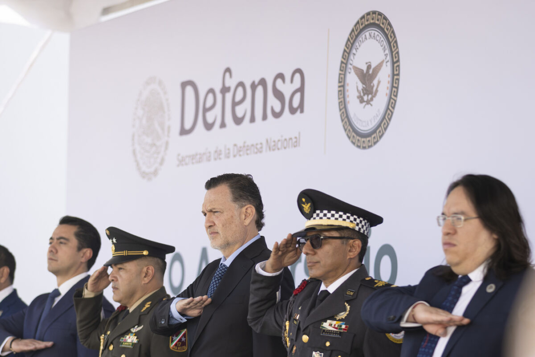 Mauricio Kuri asiste al sexto aniversario de la Guardia Nacional en Querétaro