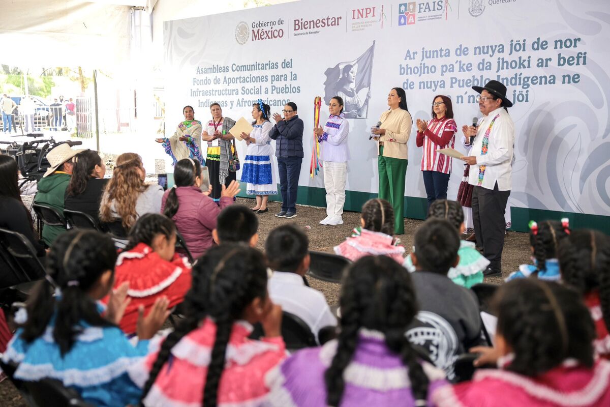 Presidenta Claudia Sheinbaum visita Amealco y destaca apoyo directo a comunidades indígenas