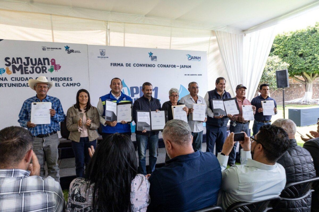 Destinan JAPAM y CONAFOR 3 mdp para preservar el manto acuífero de SJR