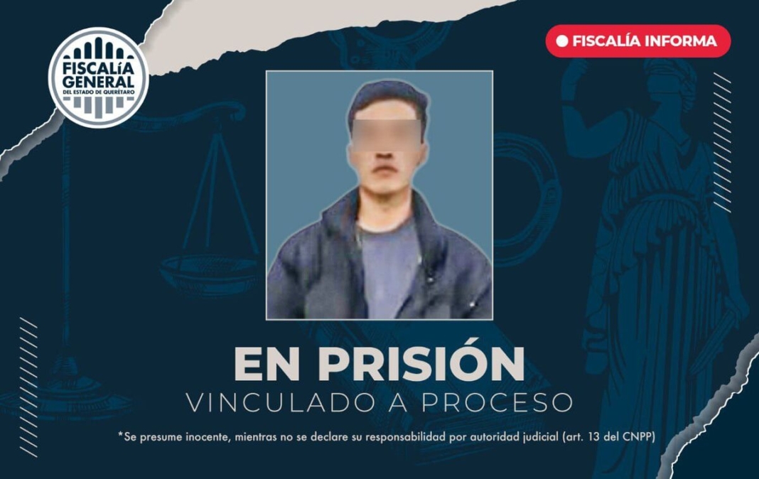 Detenido y vinculado a proceso por robo de motocicleta en Querétaro