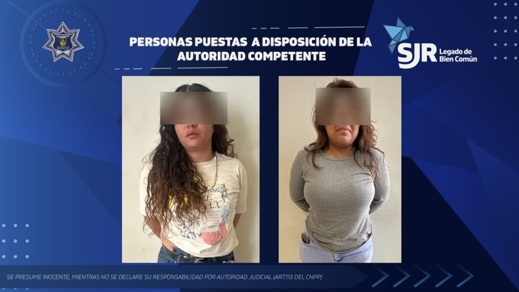 Detienen a 2 mujeres por cobro violento de préstamos 