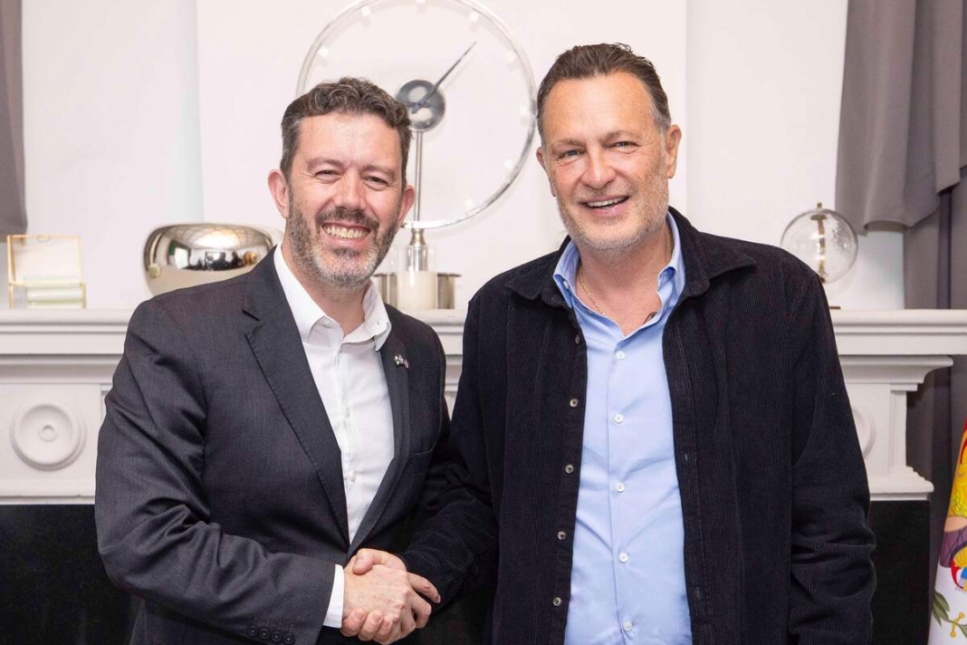 Gobernador Mauricio Kuri se reúne con el presidente de la American Society of México