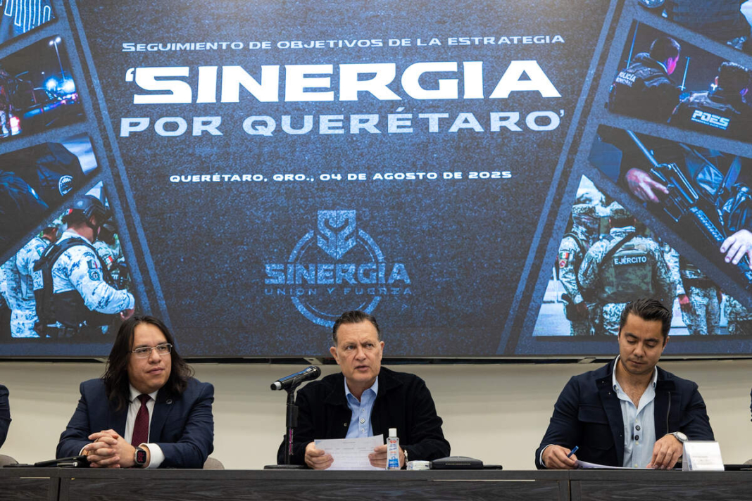 Instituciones de seguridad fortalecen coordinación a través de 'Sinergia por Querétaro'