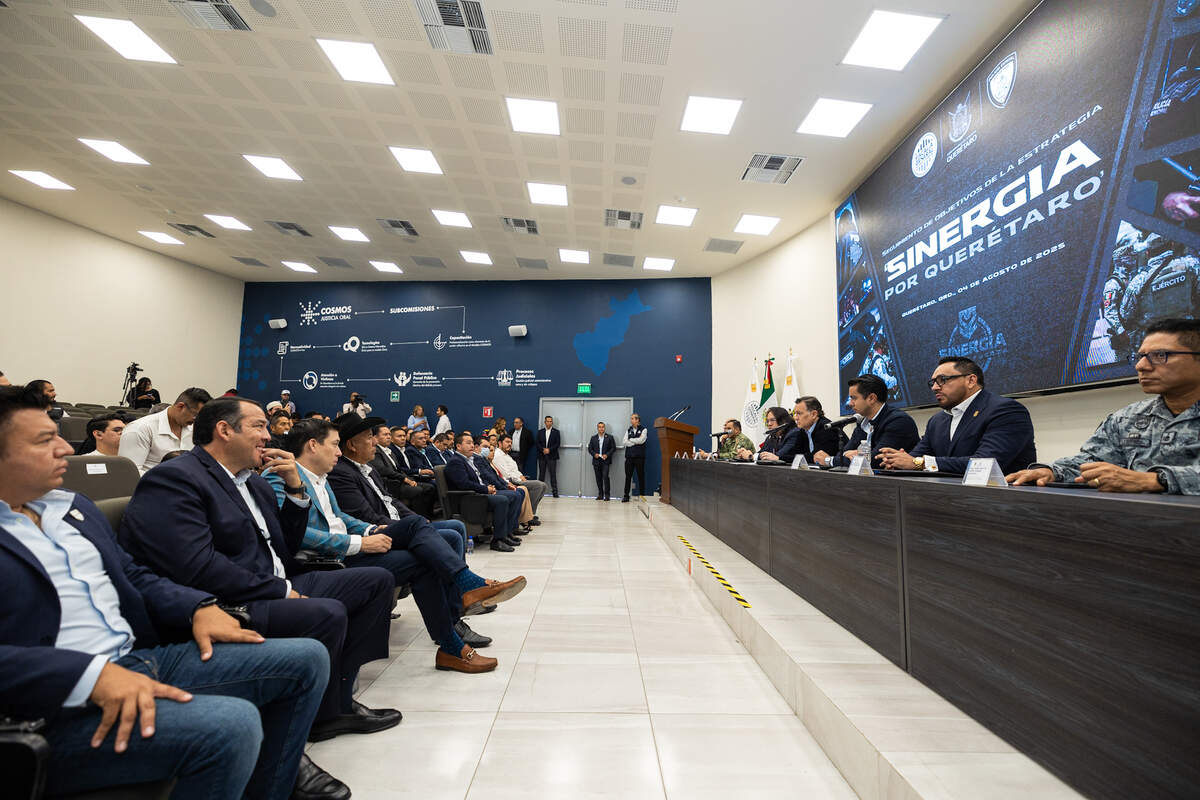 Instituciones de seguridad fortalecen coordinación a través de 'Sinergia por Querétaro'