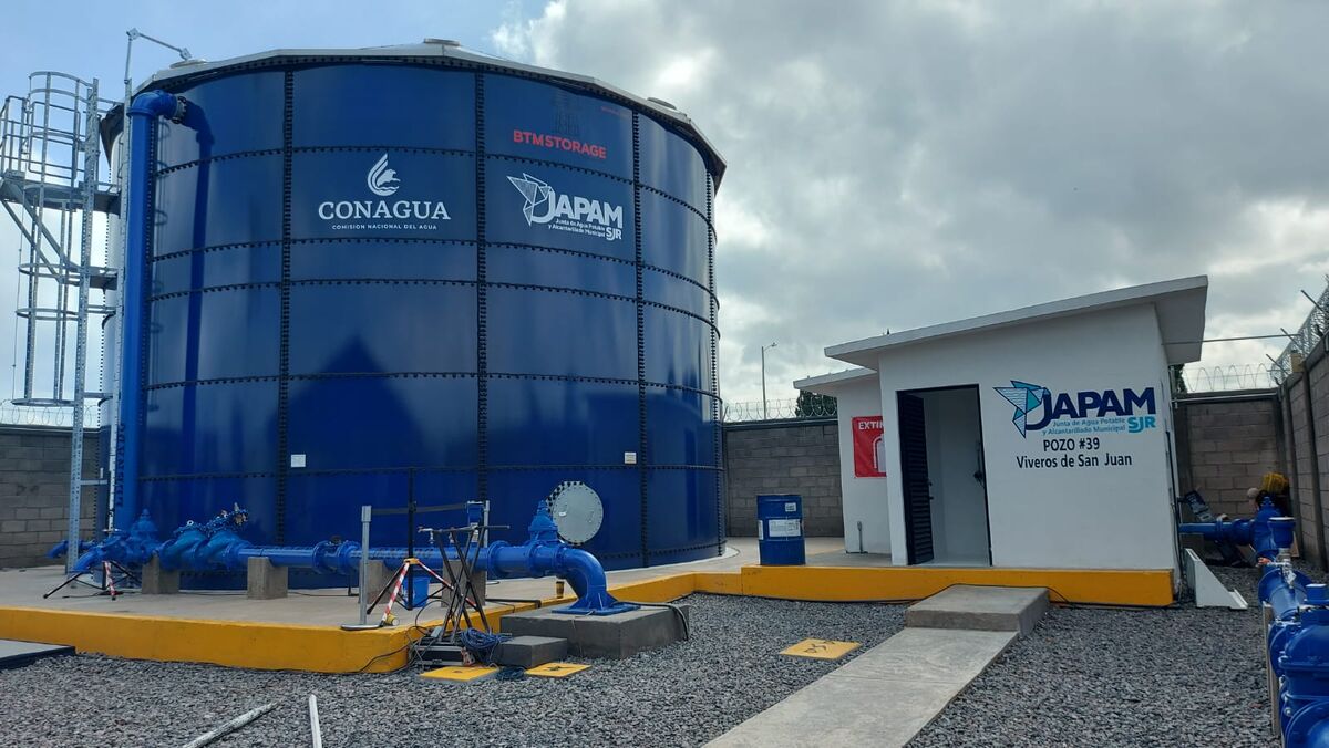 Ponen en marcha pozo e inauguran Tanque de Almacenamiento en Viveros, San Juan del Río