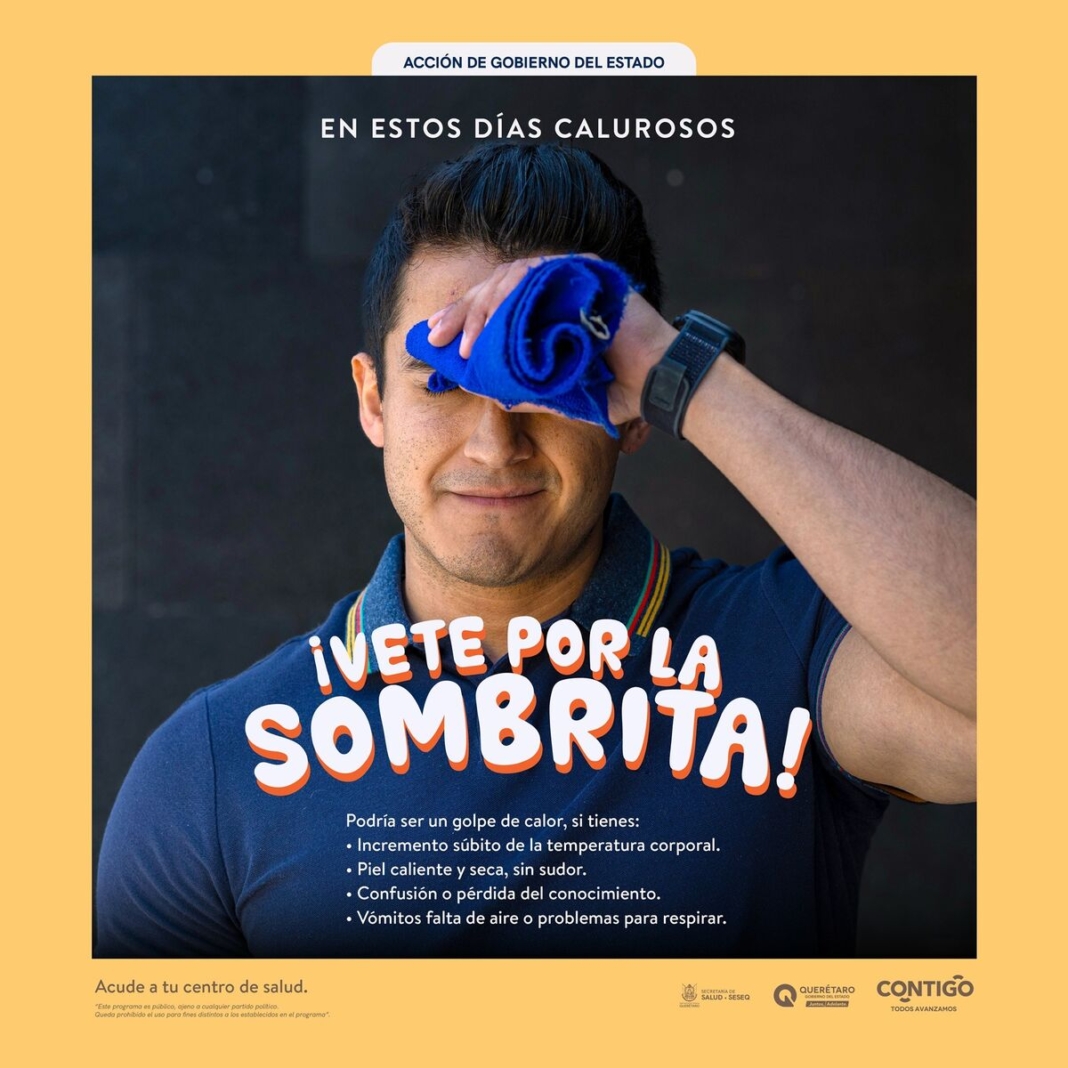 SESA insta a prevenir enfermedades por calor en Querétaro