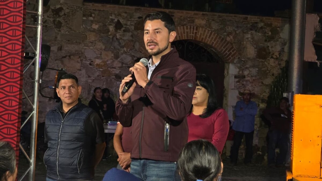 Arranca obra del acceso principal a Santillán, como parte del programa 