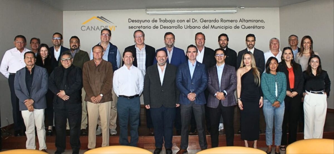 Buscan Municipio de Querétaro y CANADEVI fortalecer el desarrollo inmobiliario