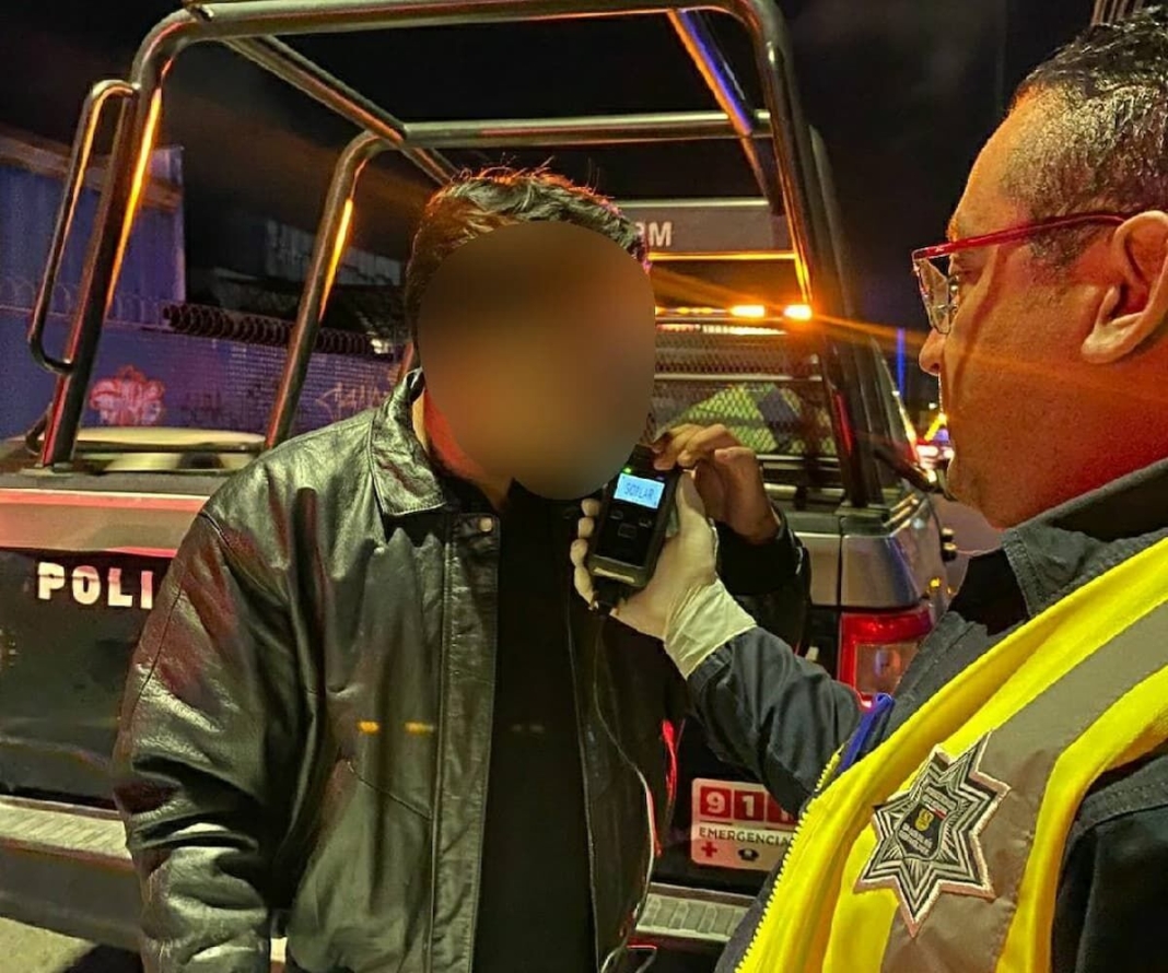 Detienen a 10 conductores en operativo de alcoholímetro en San Juan del Río