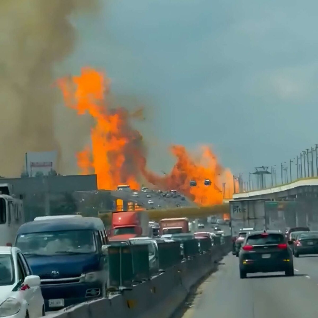 Explosión de pipa de gas en la Ciudad de México deja 18 lesionados
