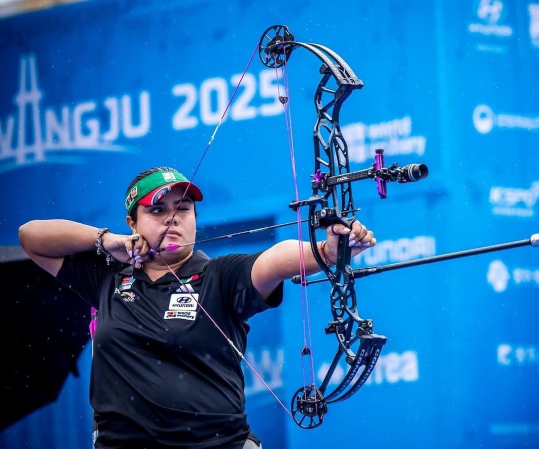 Maya Becerra gana oro en Campeonato Mundial de Tiro con Arco